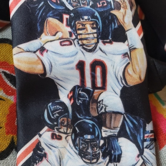 Vintage 1990 Ralph Marlin Atlanta Falcons necktie - Picture 3 of 6